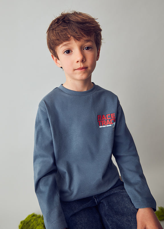 L/s "race track" shirt