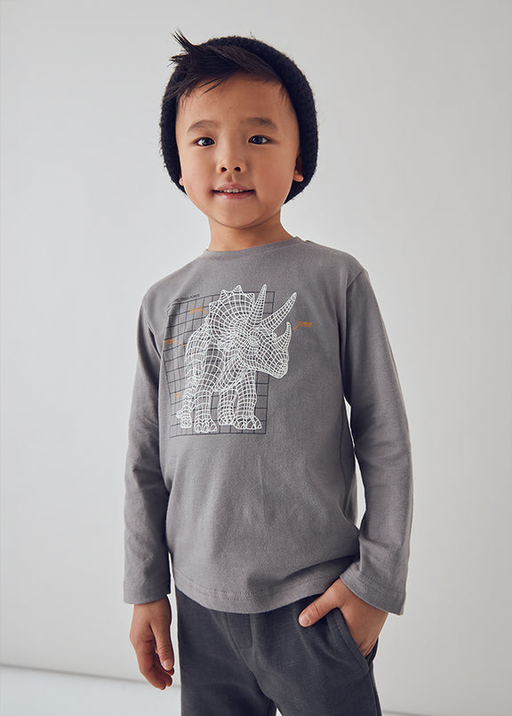 L/s t-shirt glow in the dark