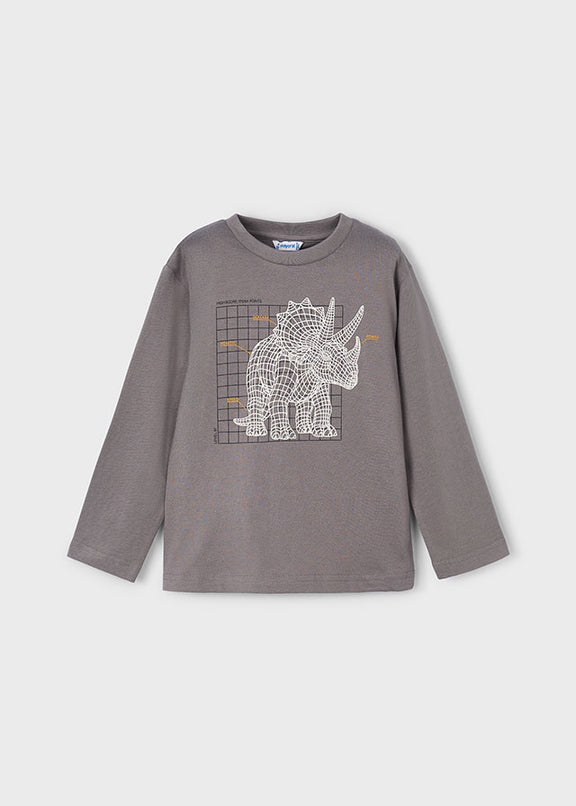 L/s t-shirt glow in the dark