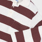 l/s stripes polo