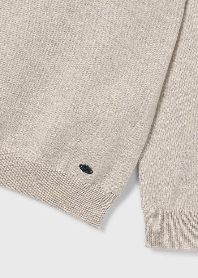 L/s knit polo