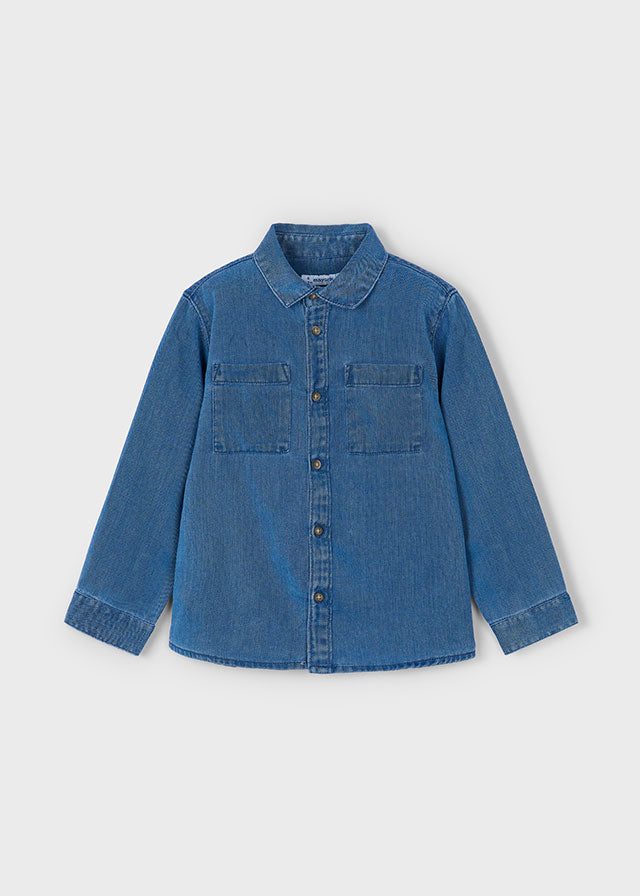 L/s denim shirt
