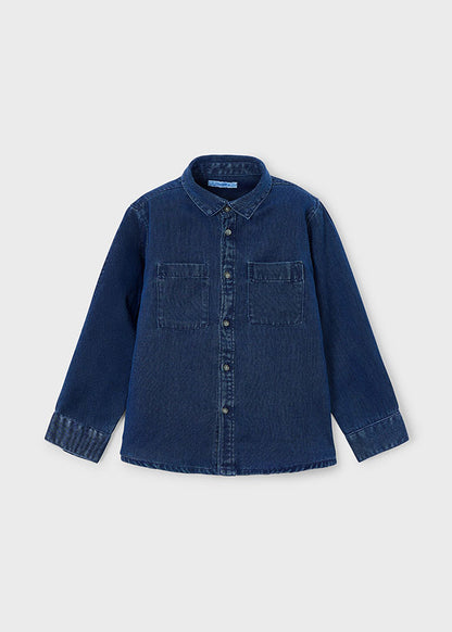 L/s denim shirt
