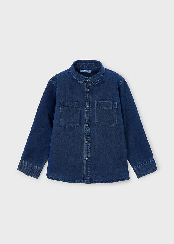 L/s denim shirt