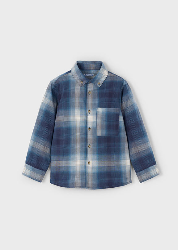 L/s checked shirt