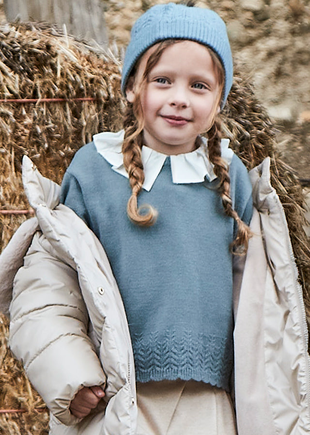 Knitted smooth sweater