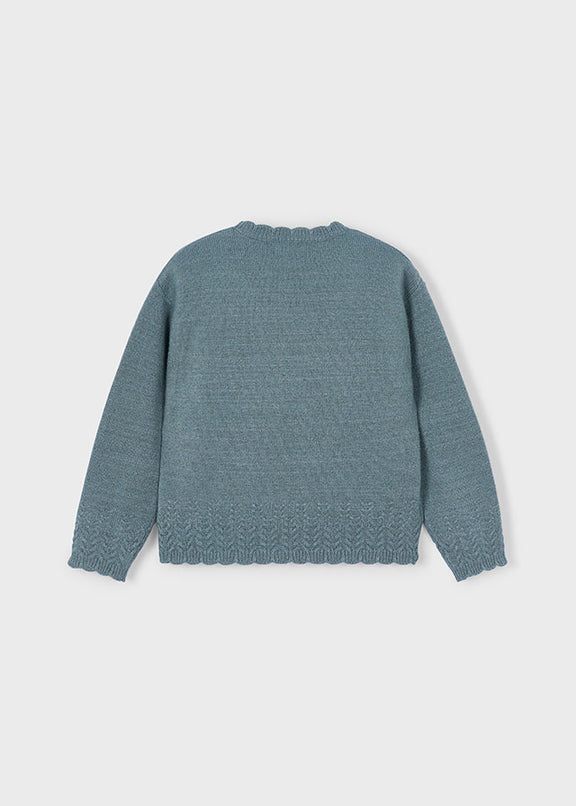 Knitted smooth sweater