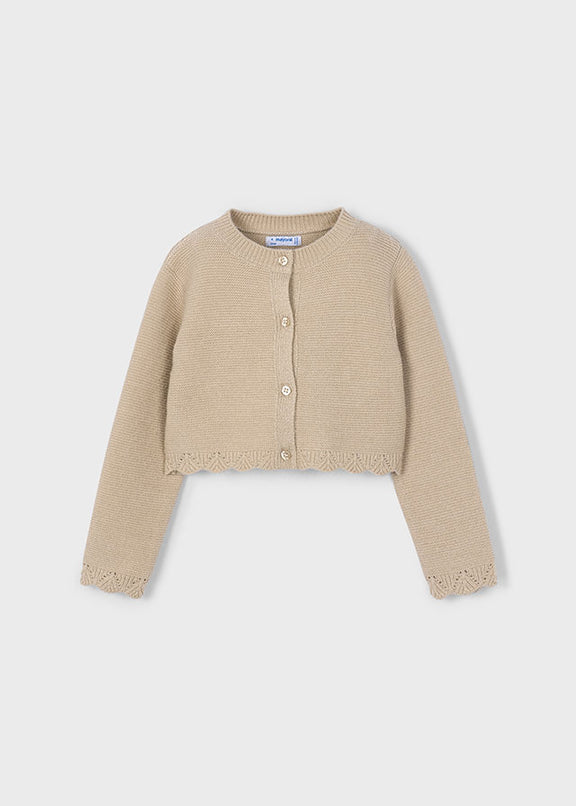 Knit link cardigan