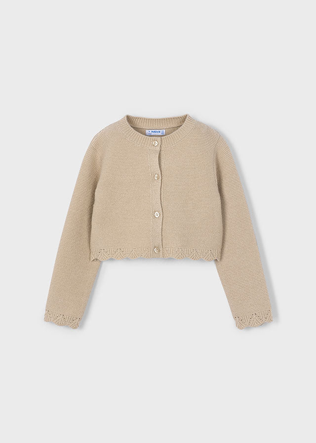 Knit link cardigan