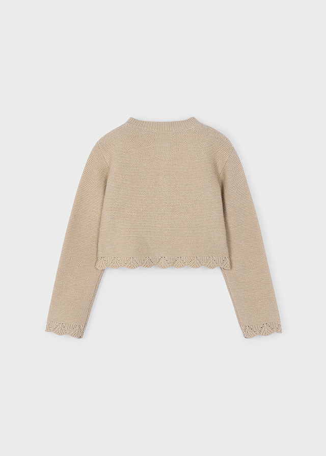 Knit link cardigan