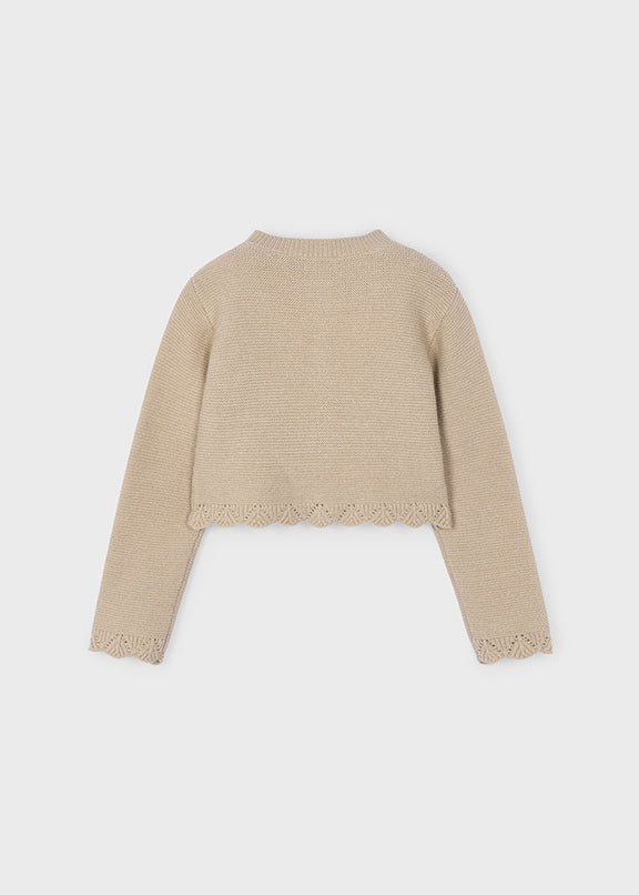 Knit link cardigan
