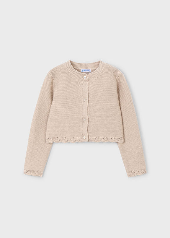 Knit link cardigan
