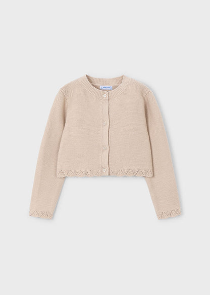 Knit link cardigan
