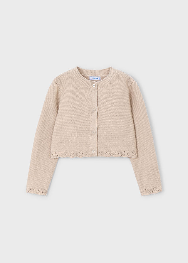 Knit link cardigan