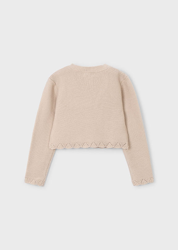 Knit link cardigan