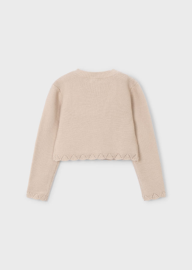 Knit link cardigan