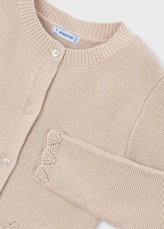 Knit link cardigan