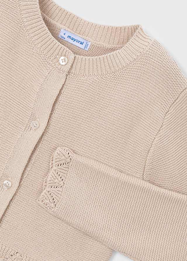 Knit link cardigan