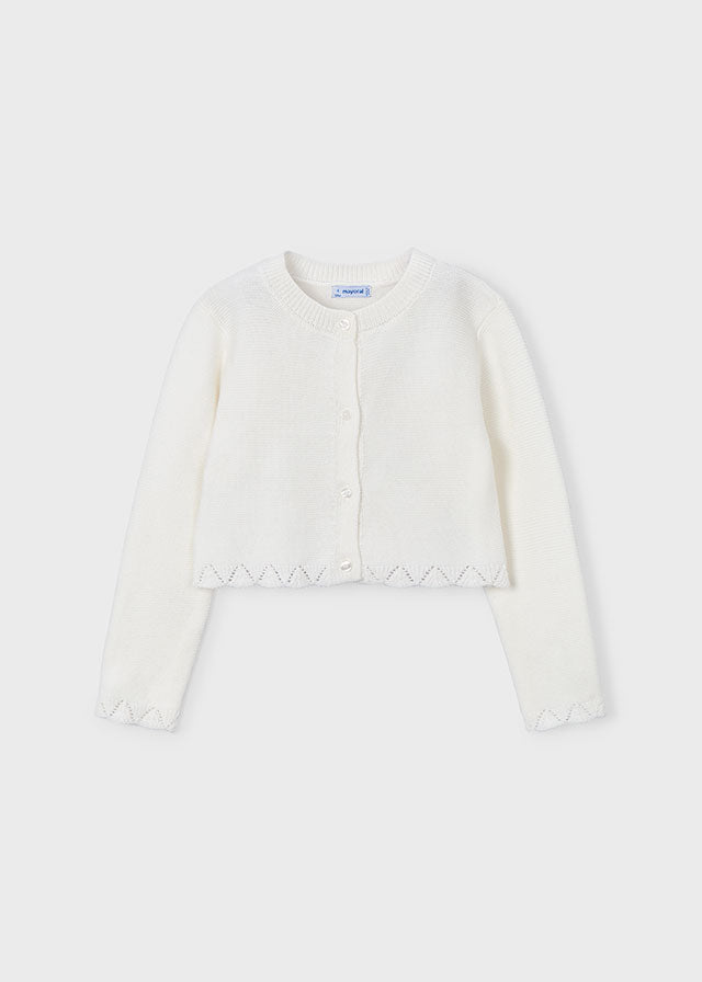 Knit link cardigan