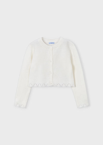 Knit link cardigan