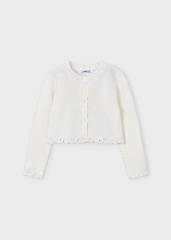 Knit link cardigan