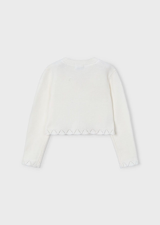 Knit link cardigan