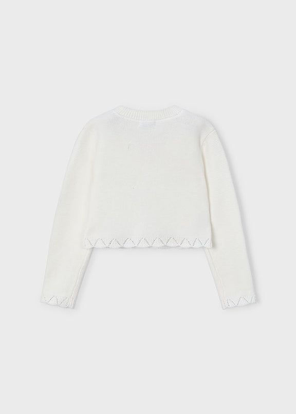 Knit link cardigan