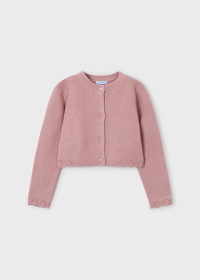 Knit link cardigan