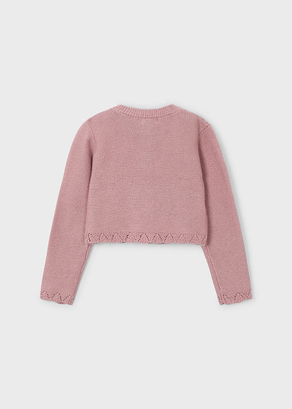 Knit link cardigan