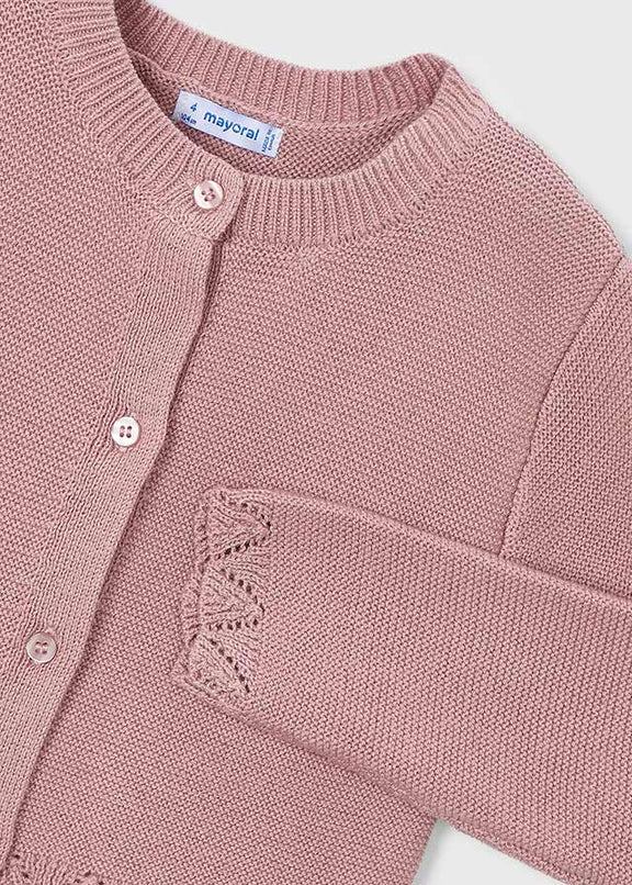 Knit link cardigan