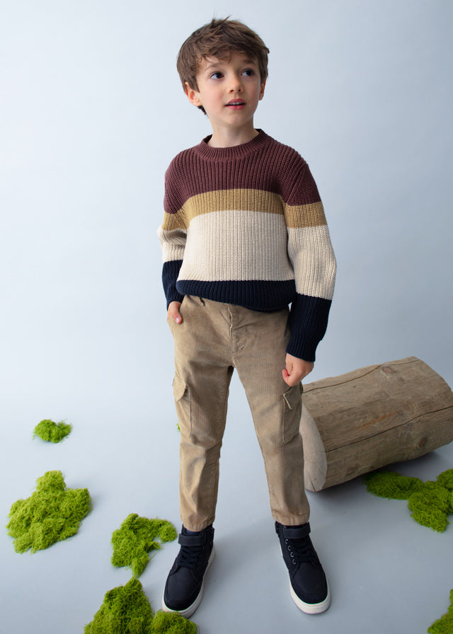 Color-Block jersey top