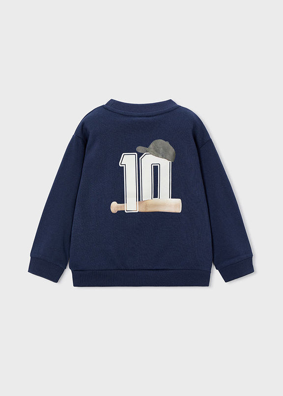 back print pullover