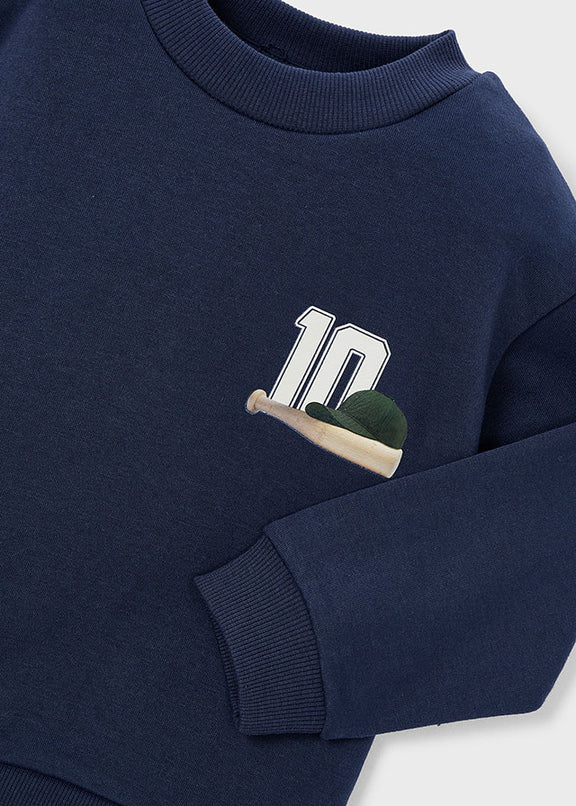 back print pullover