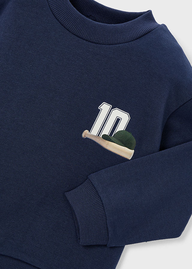 back print pullover