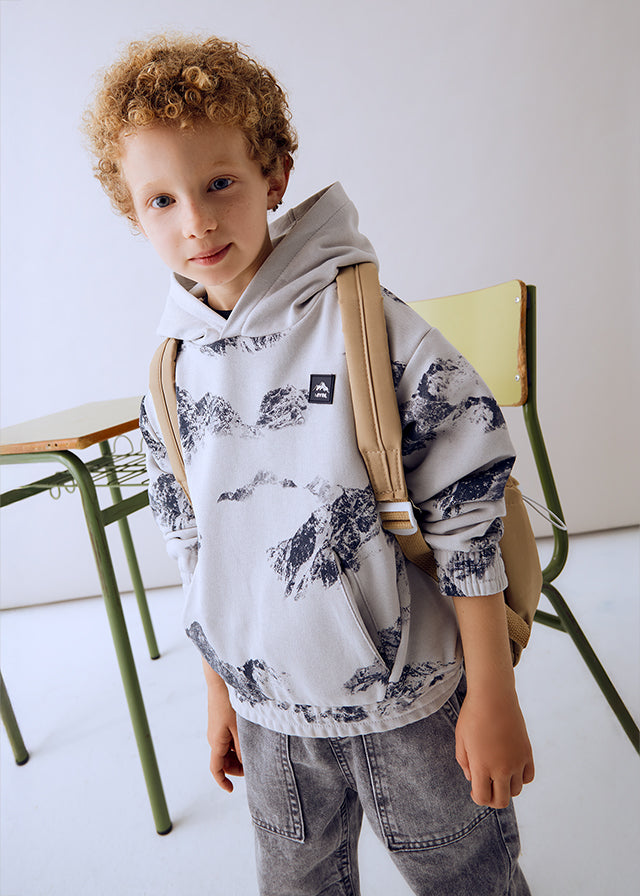 Printed pullover