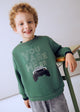 Car print pullover