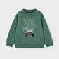 Car print pullover