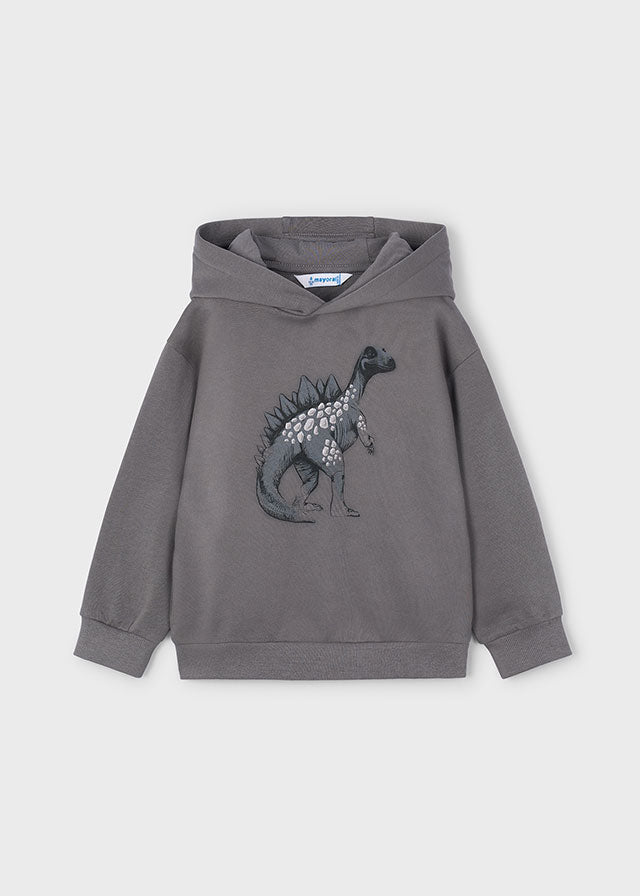 Embossment print pullover