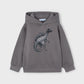 Embossment print pullover