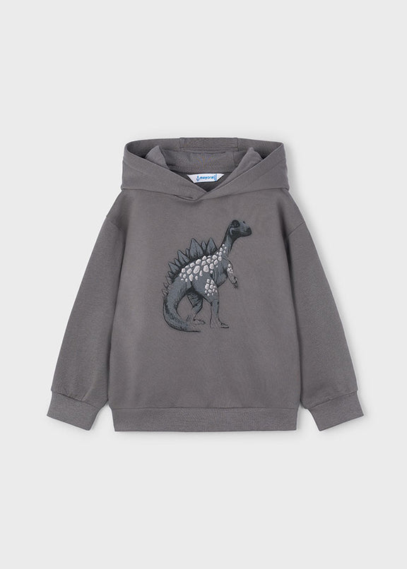 Embossment print pullover