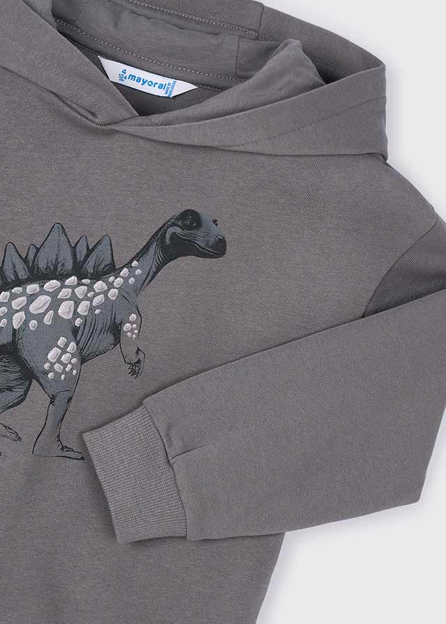 Embossment print pullover