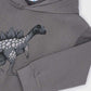 Embossment print pullover