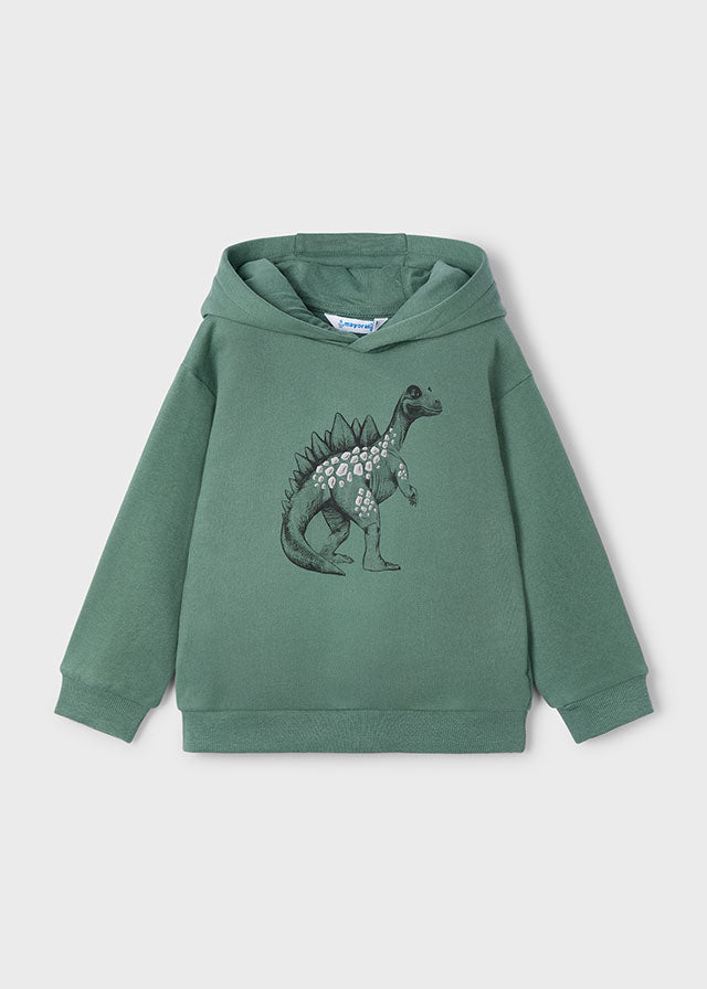 Embossment print pullover