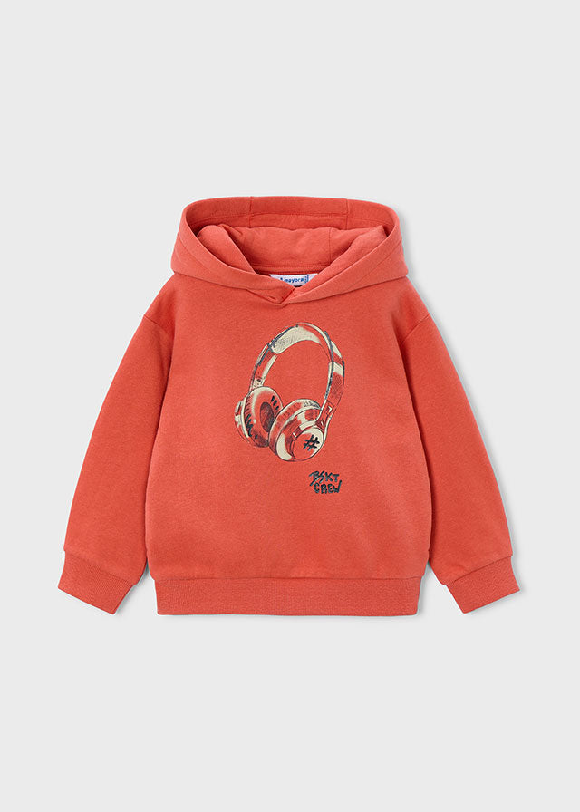 Embossment print pullover