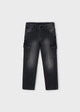 Soft denim cargo pants