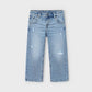 Wide fit denim pants