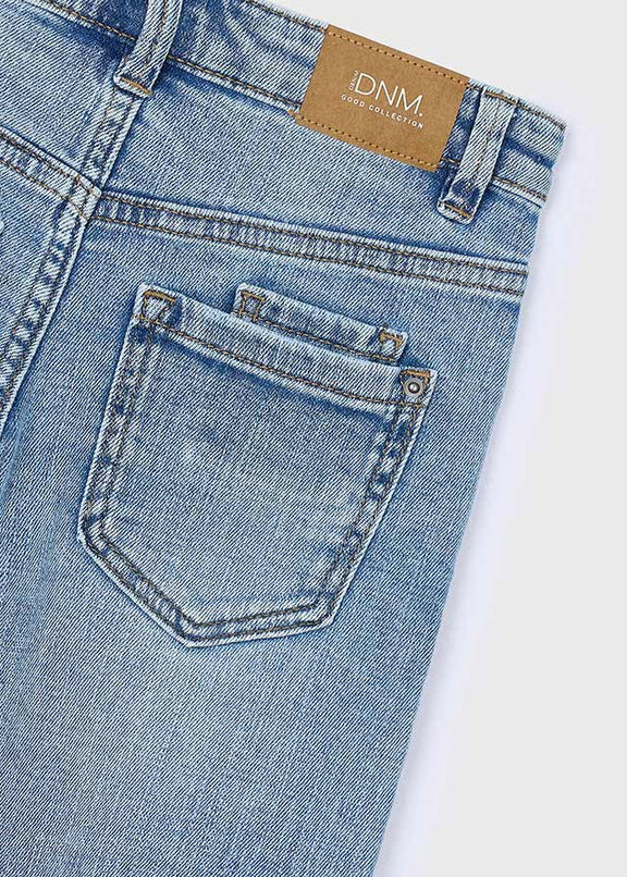 Wide fit denim pants