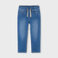 Soft denim jogger pants
