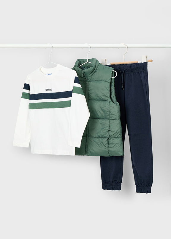 Pant t-shit vest set