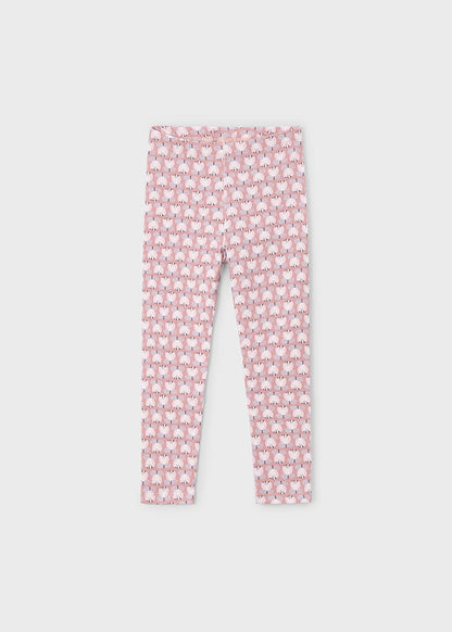 Knit printed leggings